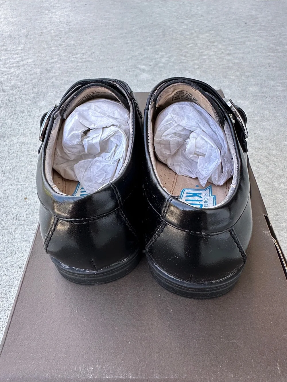 Florsheim Black Leather Monk Strap Dress Shoes